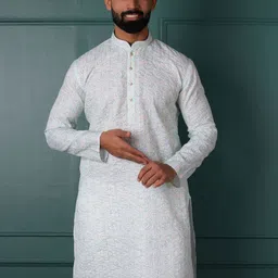 Lightpole Ethnic Motifs Embroidered Straight Kurta-picture-58
