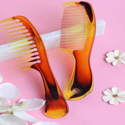 Jewelz Set of 2 Regular Hair Comb for No Hair Breakage - Brown-21