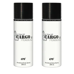 CFS Cargo Fragile Set Of 2 Long Lasting Deodorant Body Spray - 200ml Each-image-4