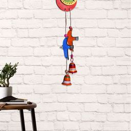 Unravel India Multi-coloured Beautiful Bird Design Bamboo Wind Chimes-22
