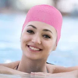 EL REGALO Textured Swim Cap-41