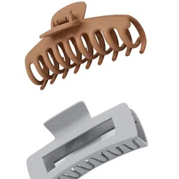 Xivir Set of 2 Rectangular & Jumbo Hair Claw Clips image 1