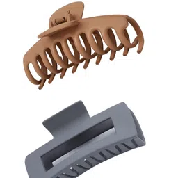 Xivir Set of 2 Rectangular & Jambo Claw Clips image 1
