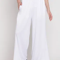 Wearjukebox Women High Rise Parallel Trousers-image-75