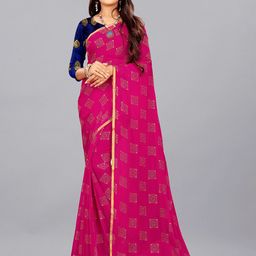 Aardiva Ethnic Motifs Zari Pure Chiffon Saree-picture-48