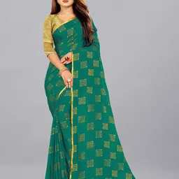 Aardiva Ethnic Motifs Zari Pure Chiffon Saree-51