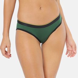 bummer Women Solid Micro Modal Palms Mid-Rise Bikini Briefs-image-77