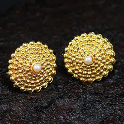 Sukkhi Gold-Plated Contemporary Studs Earrings-image-16