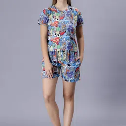 Xivir Cartoon Characters Printed Night suit-image-10