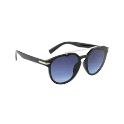 Roadster Blue Lens & Black Oversized Sunglasses with UV Protected Lens RD-M22570-21