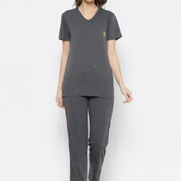 VIMAL JONNEY Women Grey Night suit-image-65