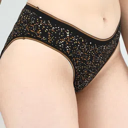 Foxy Pack Of 3 Anti-Odour Assorted Abstract Printed Pure Cotton Bikini Briefs image 4