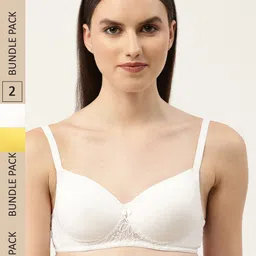 Leading Lady Pack Of 2 Lightly Padded Seamless T-Shirt Bra-picture-14