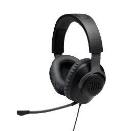 JBL Quantum 100 JBLQUANTUM100BLK Wired Gaming Headset (Detachable Boom Mic, Over Ear, Black)-picture-1
