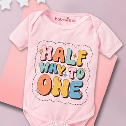 Babywish Infants Typography Printed Cotton Bodysuit-image-68