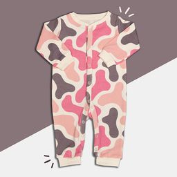 BAESD Infants Geometric Printed Ribbed Organic Cotton Romper-image-23