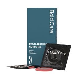 Bold Care Pack Of 10 Men Multi-Textured Condoms - Ribbed, Dotted, & Contoured - Lubricated-21