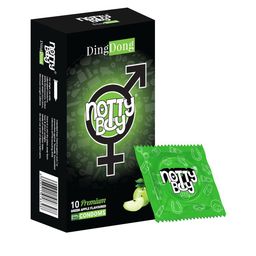 noTTy Boy Men DingDong Green Apple Flavoured Extra Thin Condoms - 10 Pcs-27