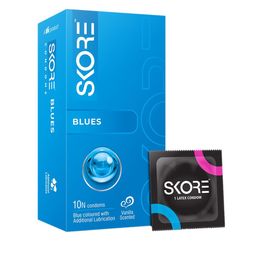 SKORE Men Set Of 4 Blues, Chocklet, Dots & Strawberry Condoms-image-67