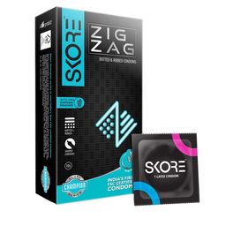 SKORE Set Of Strawberry Lube & Not Out+Dotted Ribbed Condoms - 10 Pieces Each-image-97