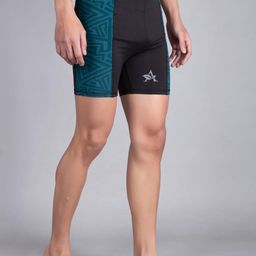 Apraa & Parma Men Printed Slim-Fit Swim Bottom-image-45