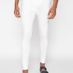SPORTO Men White Ultima Ultra-Thin Feather-Soft Thermal Bottom-image-94