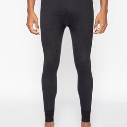 SPORTO Men Black Self-Striped Ultima Ultra-Thin Feather-Soft Thermal Bottom-image-95