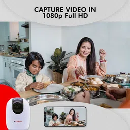 CP PLUS Eezo Smart CCTV Security Camera (Google Assistant Support, CP21, White) image 2