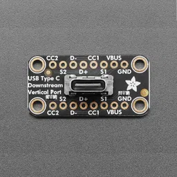 Adafruit USB Type C Vertical Breakout – Downstream Connection image 2