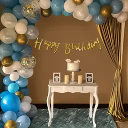 Special You Blue & White 70-Pcs Birthday Decoration Items-image-93