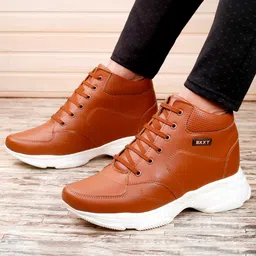 Bxxy Men Round Toe Heeled Elavator Sneakers-picture-21