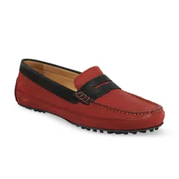 Ruosh Men Comfort Insole Nubuck Loafers-picture-2