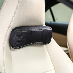 The White Willow Black Head Car Neck Headrest Pillow-image-39