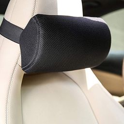 The White Willow Black Head Car Neck Headrest Pillow-33