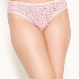 Clovia Low Waist Floral Print Cotton Bikini Briefs PN3380Z22S-image-81