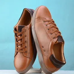 Fentacia Men Round Toe Memory Foam Sneakers-9