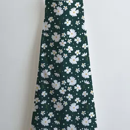 SKANDA FAB Green & White Printed Pure Cotton Apron-49