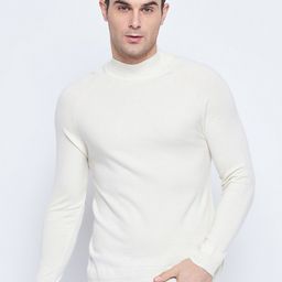 CAMLA Round Neck Long Sleeves Acrylic Pullover Sweater-image-42