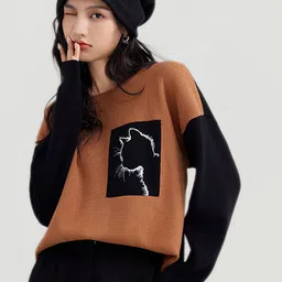 JC Collection Graphic Printed Pullover Sweater-picture-23