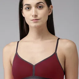 PIBU Pack Of 2 Full Coverage Non Padded Bra With 360 Degree Support image 2
