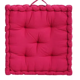BLANC9 Set of 2 Pink & Green Square Floor Cushion image 3