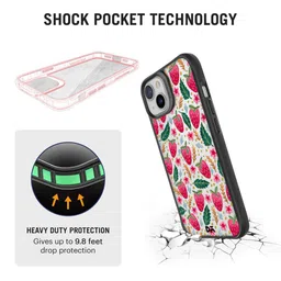 DailyObjects  white Green & Red Printed  iPhone 13 Mini Phone Case image 3