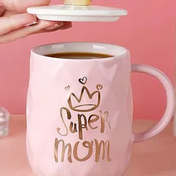 BonZeaL Pink Text or Slogans Printed Ceramic Mugs 450 ml-18