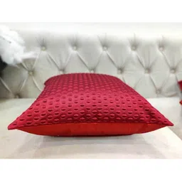Good Vibes Maroon Set of 3 Square Cushion Covers image 5