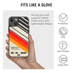 DailyObjects Transparent & White Printed Stride 2.0 Case Cover For iPhone 13 Mini image 4