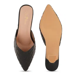 Bella Rosa Textured Pointed Toe Block Heels image 2