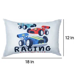 Emerald White & Red 2 Pieces Conversational Printed Cushions Inserts image 5