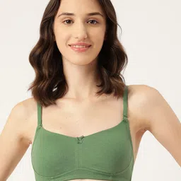 Roadster All Day Comfort Pure-Cotton T-Shirt BraRD-1128-GRN-1-23