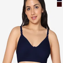 In Care Pack Of 2 Full Coverage Non-Wired All Day Comfort Cotton Bra-picture-48