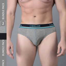Dollar Bigboss Men Pack of 2 Super Combed Cotton Brief MBBR-12-GLOBF-PO2-CO3-picture-31